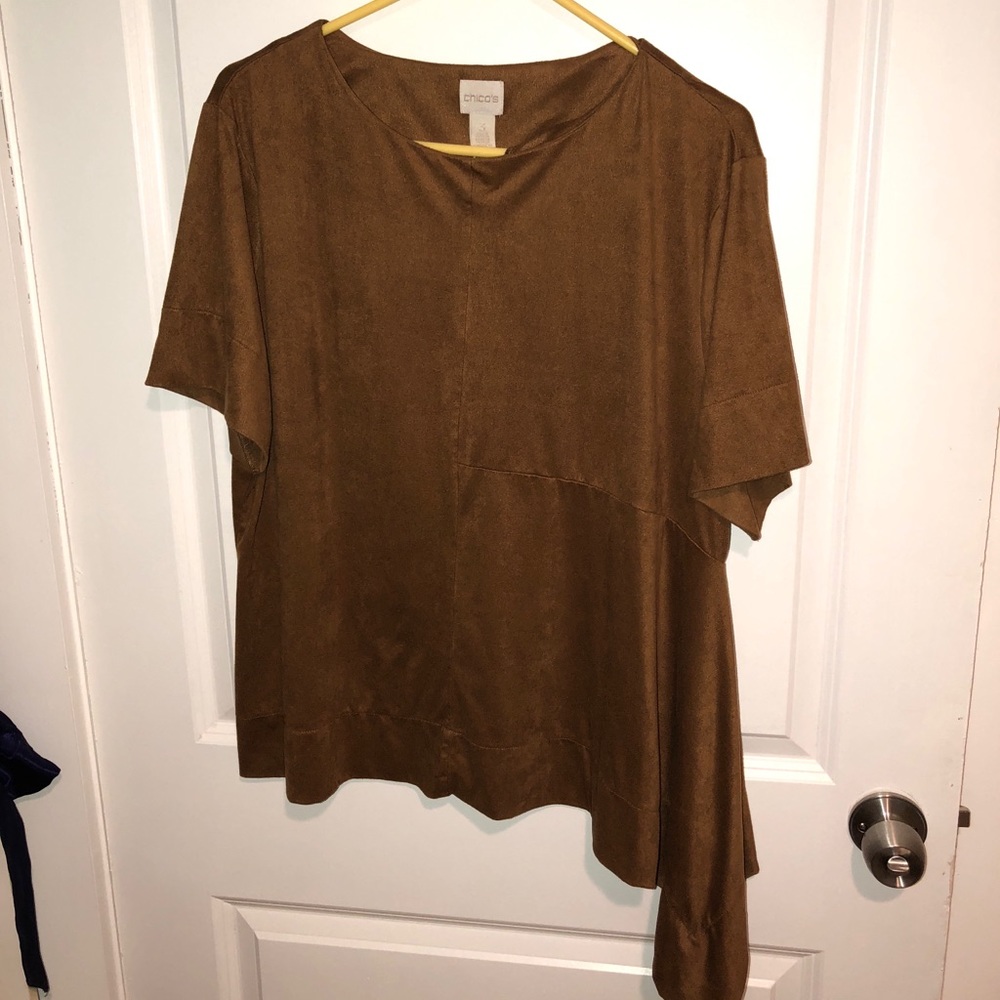 Chico’s Suede Blouse
